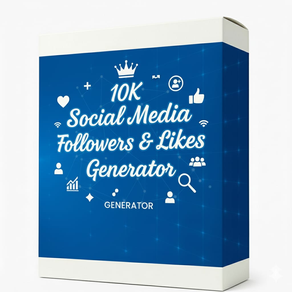 10K Social Media Followers & Likes Generator